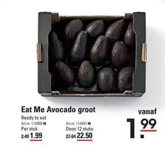 Sligro Eat me avocado groot aanbieding