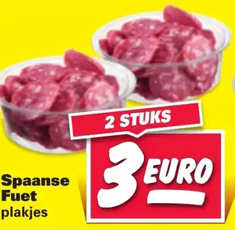 Nettorama Spaanse Fuet plakjes aanbieding