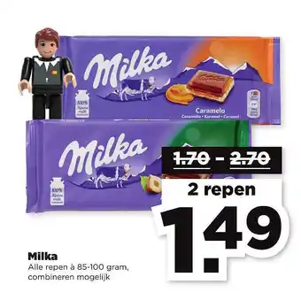 PLUS Milka aanbieding