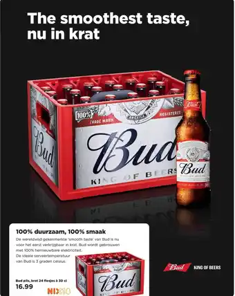 PLUS Bud Pils, Krat aanbieding