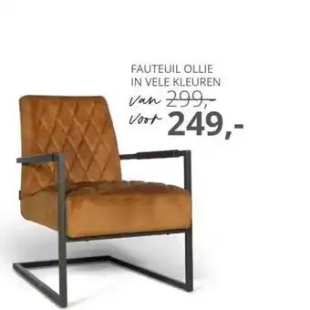 De Bommel Meubelen Fauteuil Ollie In Vele Kleuren aanbieding