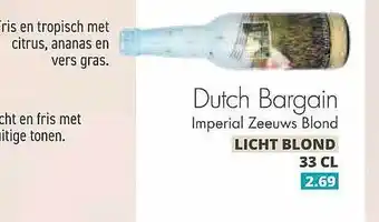 Mitra Dutch Bargain Imperial Zeeuws Blond aanbieding