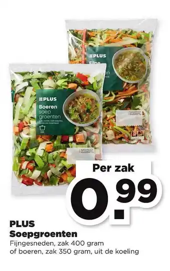 PLUS Plus Soepgroenten aanbieding