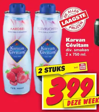 Nettorama Karvan Cevitam 750ml aanbieding