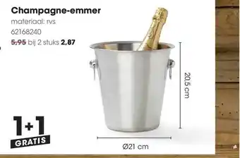 HANOS Champagne-Emmer 1+1 Gratis aanbieding