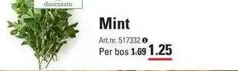 Sligro Mint aanbieding