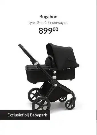 Babypark Bugaboo Lynx 2-in-1 Kinderwagen aanbieding