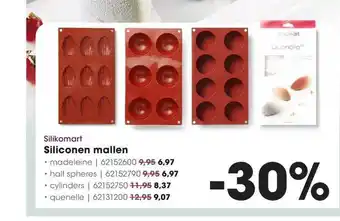 HANOS Silikomart Siliconen Mallen aanbieding