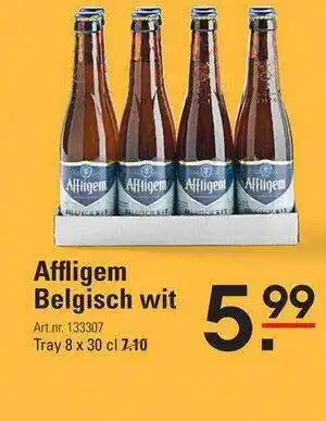 Sligro Affligem Belgisch Wit aanbieding