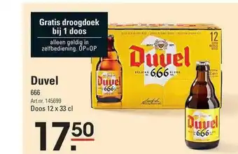 Sligro Duvel 666 aanbieding