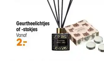 Kwantum Geurtheelichtjes Of -stokjes aanbieding