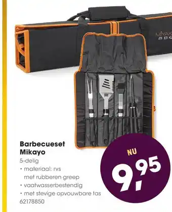 HANOS Barbecueset Mikayo 5-Delig aanbieding