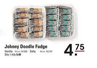 Sligro Johnny Doodle Fudge Vanilla Of Salty aanbieding