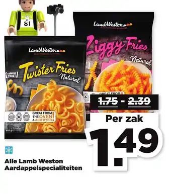 PLUS Alle Lamb Weston Aardappelspecialiteiten aanbieding