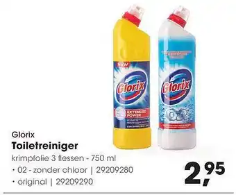 HANOS Glorix Toiletreiniger 750ml aanbieding