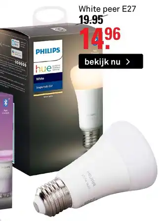 Karwei Philips White peer E27 aanbieding