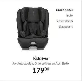 Babypark Kidsriver Jay Autostoeltje aanbieding