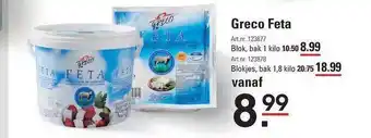 Sligro Greco Feta aanbieding