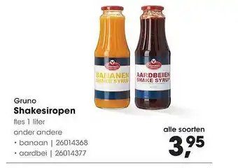 HANOS Gruno Shakesiropen aanbieding