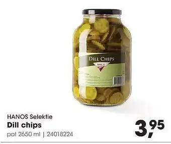 HANOS Hanos Selektie Dill Chips 2650ml aanbieding