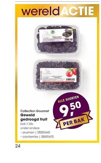 HANOS Collection Gourmet Geweld Gedroogd Fruit 1 kilo aanbieding