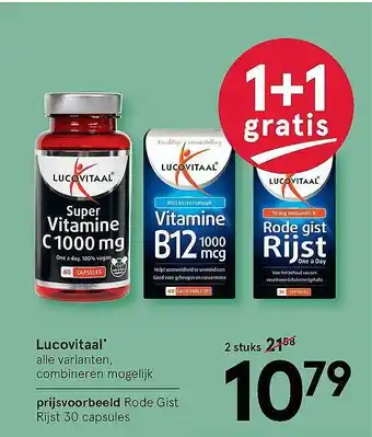 Etos Lucovitaal 1+1 Gratis aanbieding