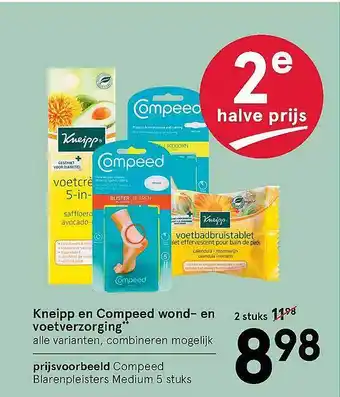 Etos Kneipp En Compeed Wond- En Voetverzorging aanbieding