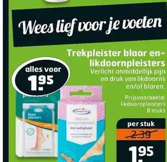 Trekpleister Trekpleister Blaar En- Likdoornpleisters aanbieding