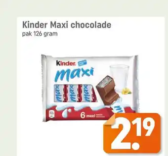 Lekker Makkelijk Kinder maxi chocolade aanbieding