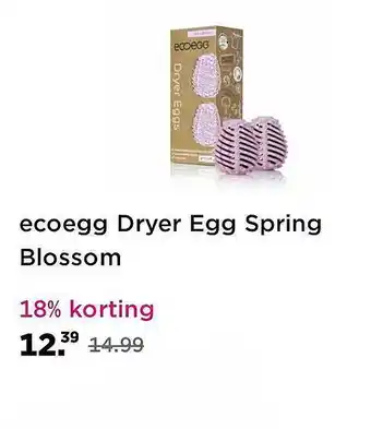 Plein.nl Ecoegg dryer egg spring blossom 18% Korting aanbieding