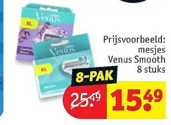 Kruidvat Gillette mesjes venus smooth aanbieding