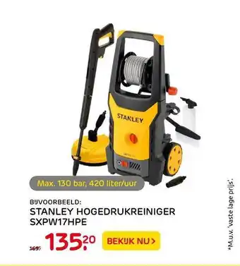 Praxis Stanley Hogerukreiniger SXPW17HPE aanbieding