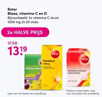 DA Roter Blaas, vitamine C en D aanbieding