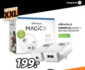 Expert Devolo Homeplug | Magic 1 Wifi Multiroom Kit aanbieding