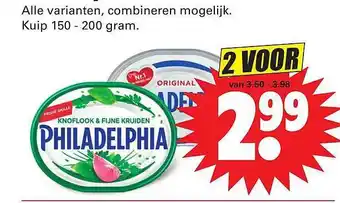 Dirk Philadelphia knoflook & fijne kruiden Of original aanbieding