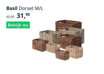 Mantel Basil dorset M-L aanbieding