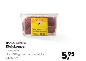 HANOS Hanos Selektie Kletskoppen aanbieding