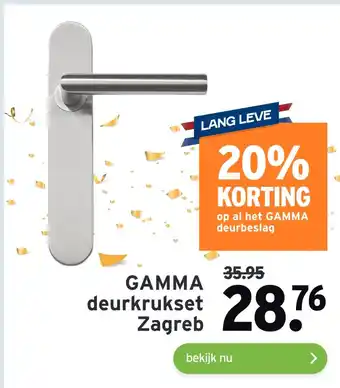 GAMMA Gamma deurkrukset zagreb aanbieding