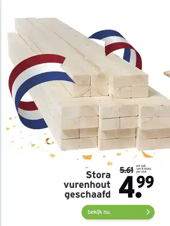 GAMMA Stora vurenhout geschaafd aanbieding