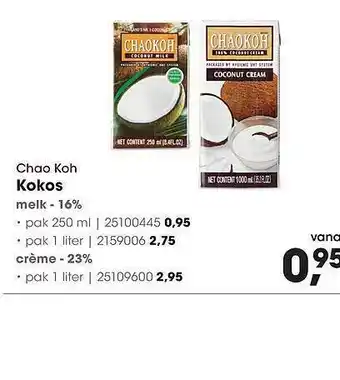 HANOS Chao Koh Kokos aanbieding