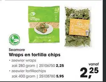 HANOS Seamore wraps en tortilla chips aanbieding