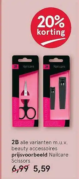 Etos WB Nailcare Scissors 20% Korting aanbieding