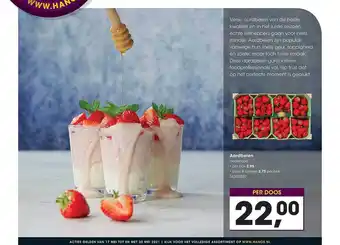 HANOS Aardbeien aanbieding