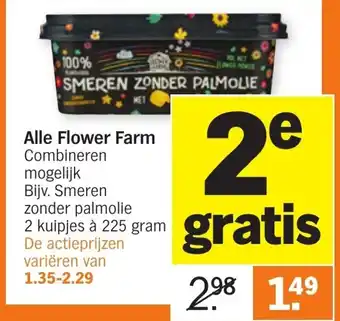 Albert Heijn Flower Farm 2*225g aanbieding