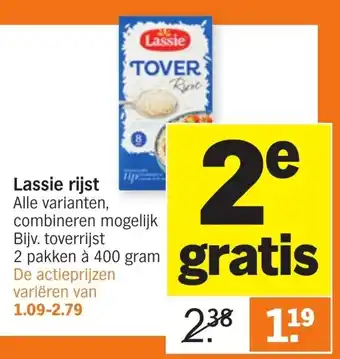 Albert Heijn Lassie rijst aanbieding