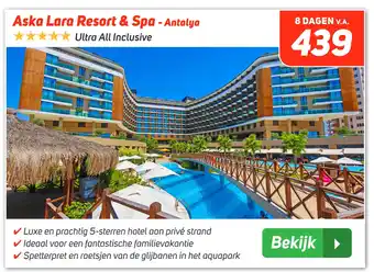 Corendon Vliegvakanties Aska Lara Resort & Spa - Antalya aanbieding