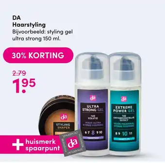 DA DA Haarstyling aanbieding