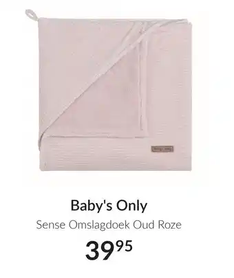 Babypark Sense Omslagdoek Oud Roze aanbieding