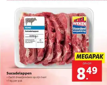 Lidl Rund sucadelappen aanbieding