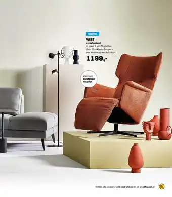 Trendhopper West Relaxfauteuil aanbieding